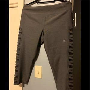 Express Expcore Mesh Compression Crop Leggings